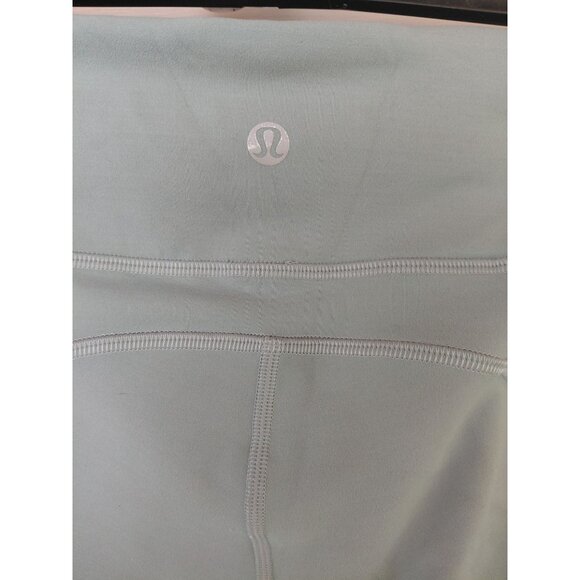 Lululemon High-Rise Crop Leggings Size 8 Sage Green - Picture 3 of 10